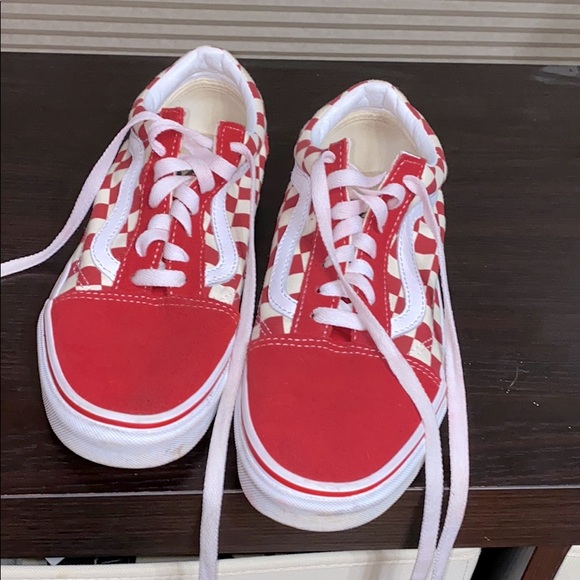 Red Checkered Vans - Picture 2 of 3